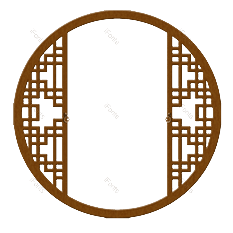 边框图片,中国风元素,花纹PNG,复古花纹免抠素材